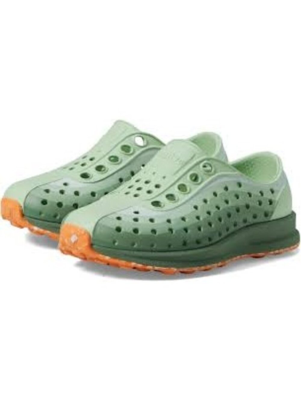 Native Green Ombre Sugarlite Shoes, Size 9